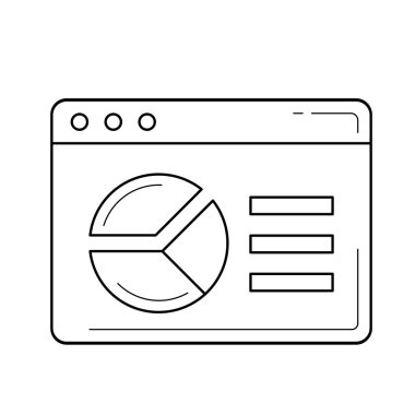 Analytics satırı simgesi.