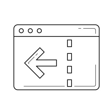 Gezinti satırı simgesi.