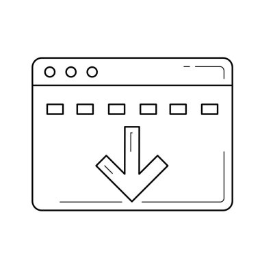 Toplu yükleme satırı simgesi.