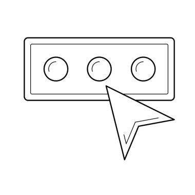 Parola satırı simgesi.