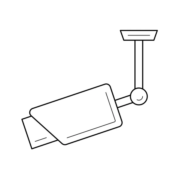 Symbolbild einer Überwachungskamera. — Stockvektor