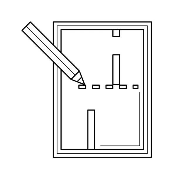 Icono de línea de planta . — Archivo Imágenes Vectoriales