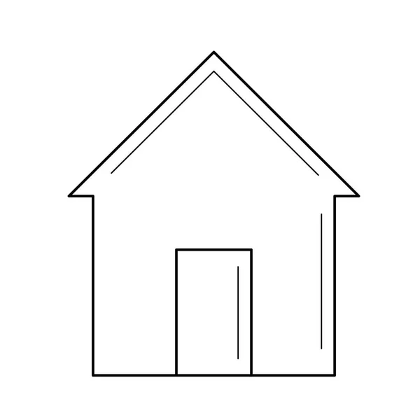 Husets ikon. — Stock vektor