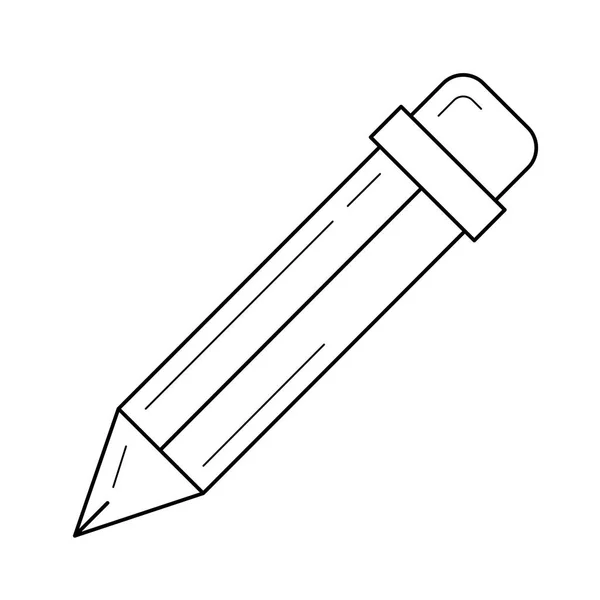 铅笔工具线图标. — 图库矢量图片