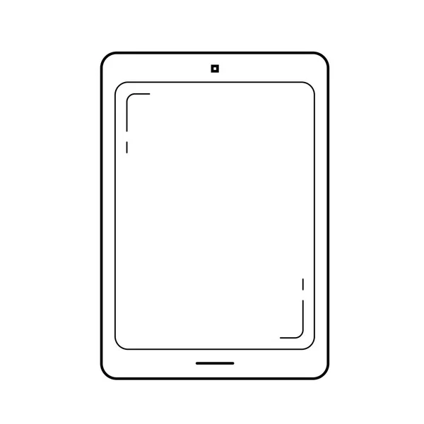 Ikona čáry tabletu. — Stockový vektor