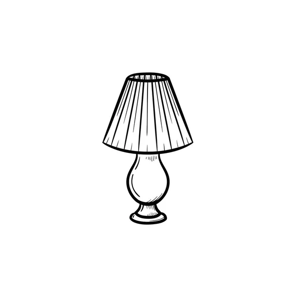 Рисунок настольной лампы . — стоковый вектор