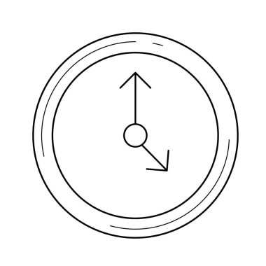 Saat satırı simgesi.