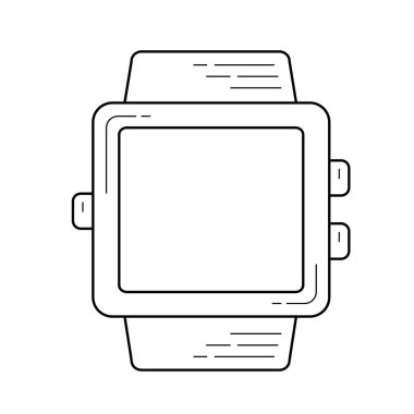 Smartwatch aygıt satırı simgesi.