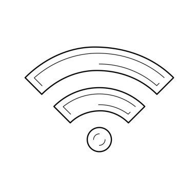 WiFi bağlantı satırı simgesi.