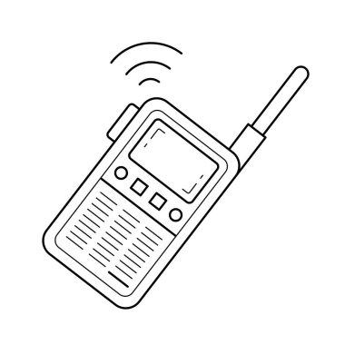 radyo ayarlama satırı simgesi.