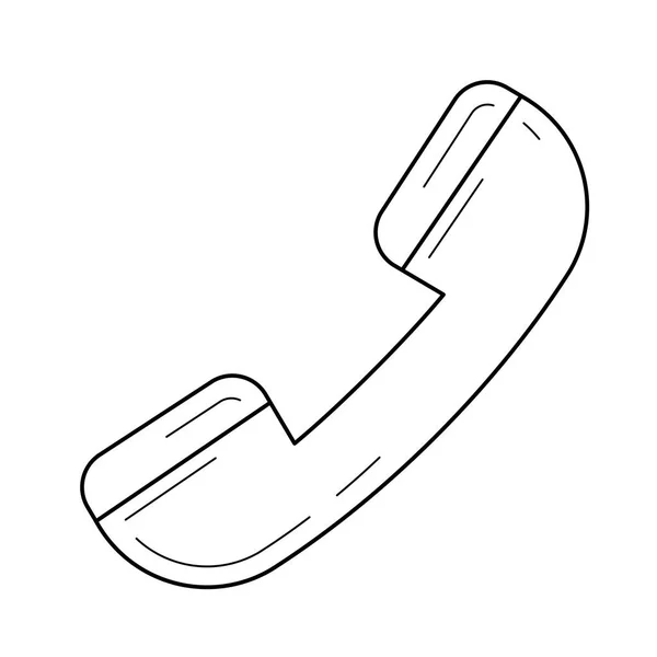 Значок старой телефонной линии . — стоковый вектор