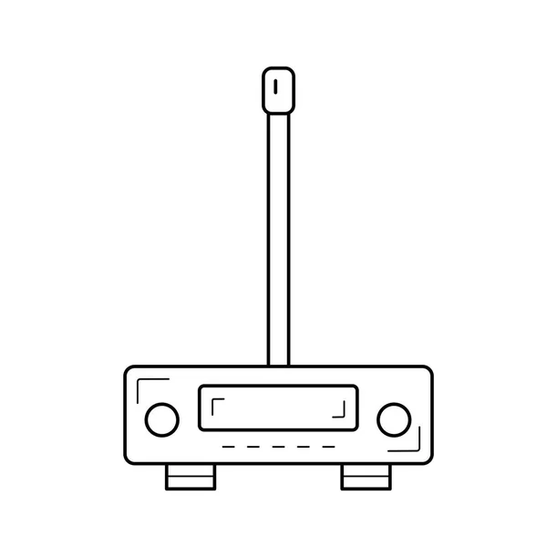 Transmitter line icon. — Stock Vector