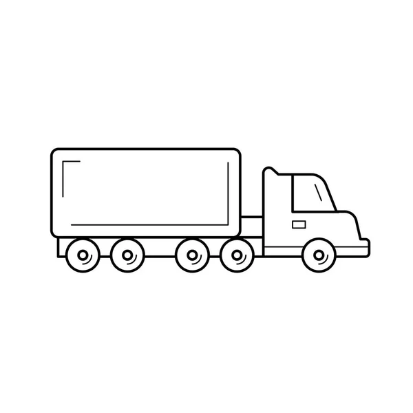 Иконка грузовой линии . — стоковый вектор