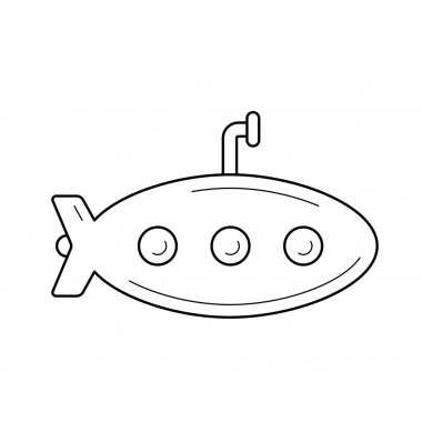 Denizaltı satırı simgesi.