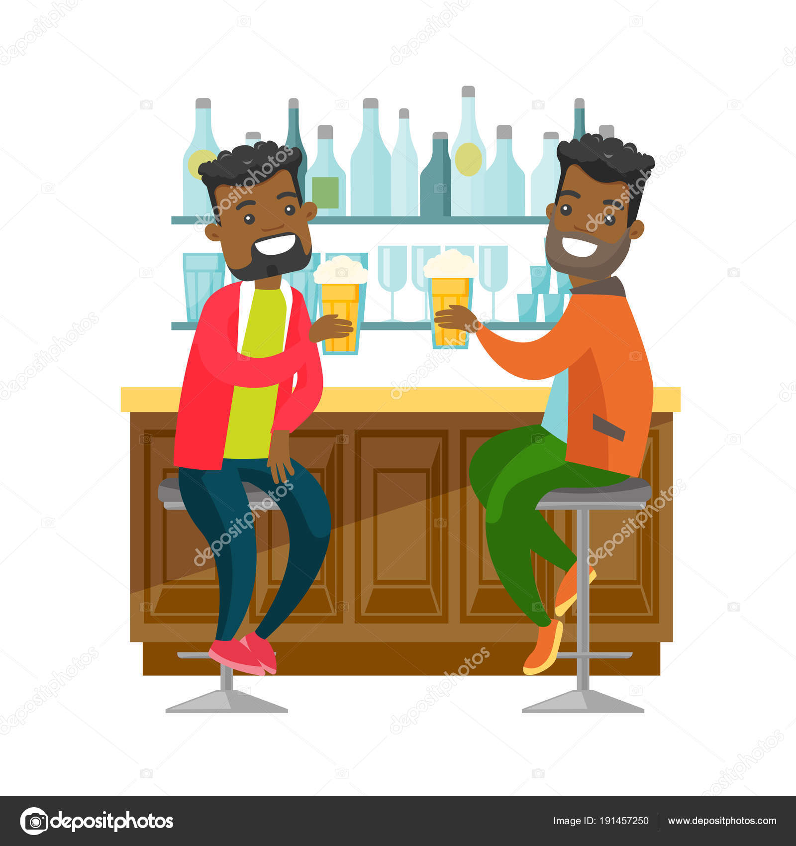 動物画像無料 ユニークイラスト ビール飲む