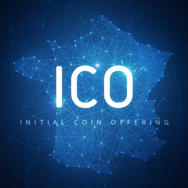 Fransa: ICO ilk madeni para teklif afiş.