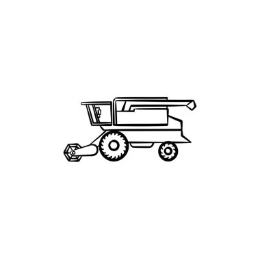 Hasat el çizilmiş kroki simgesi birleştirmek.