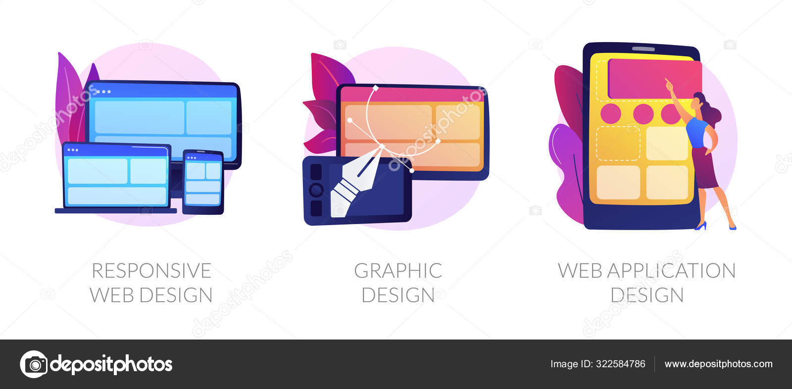 Adaptive Programming Icons Set Multi Device Development Software Engineering Responsive Vector Image By C Visualgeneration Vector Stock 322584786 https depositphotos com 322584786 stock illustration adaptive programming icons set multi html
