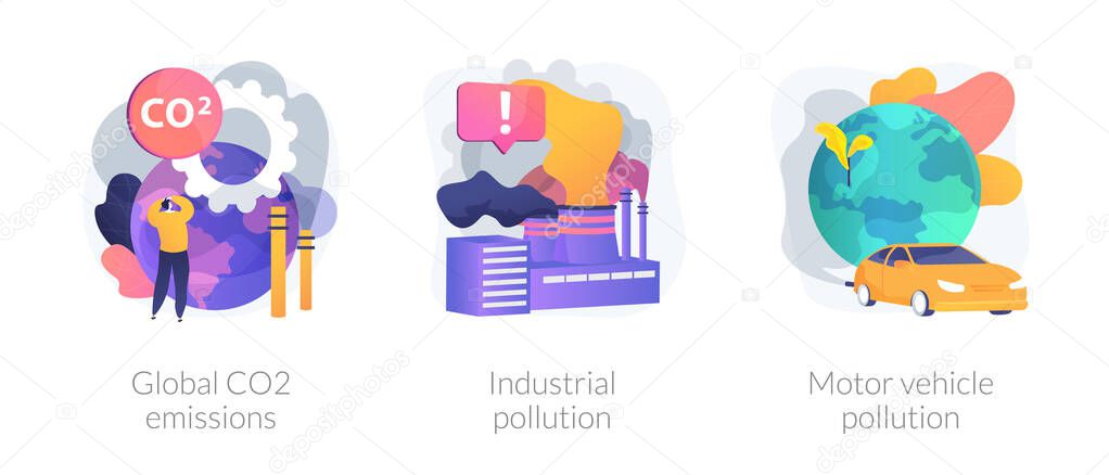 Polluting energy vector concept metaphors