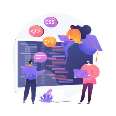 Programlama dilleri vektör konsepti metaforu öğreniyor.