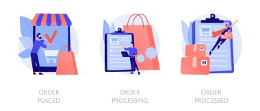 Order status vector concept metaphors