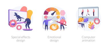 Video postproduction vector concept metaphors
