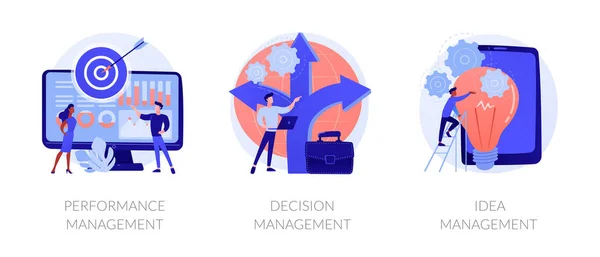 Management solutions vector concept metaphors — 스톡 벡터