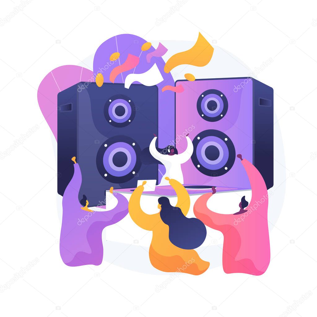 Disco party vector concept metaphor