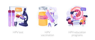 HPV prevention vector concept metaphors.
