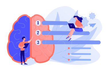 Planlama kavramı vektör çizim.