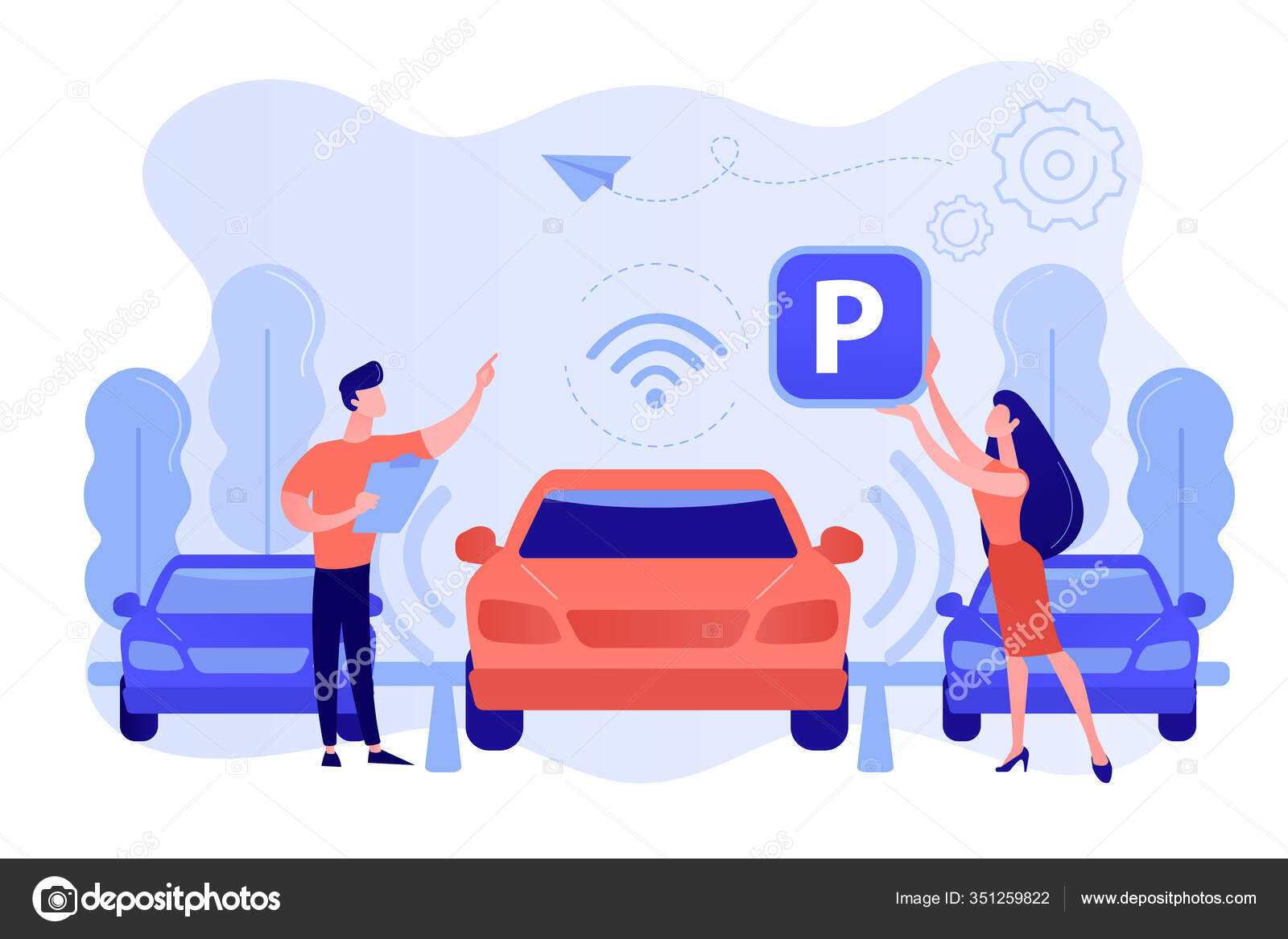 Vetores de Estacionamento Automático De Carro Inteligente Autônomo e mais  imagens de Estacionamento de carros - iStock