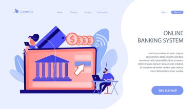 Bankacılık platformu iniş sayfasını aç.