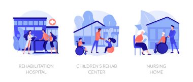 Rehabilitation service and support vector concept metaphors.