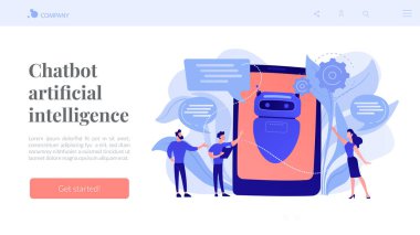 Chatbot Konsept İniş Sayfası.