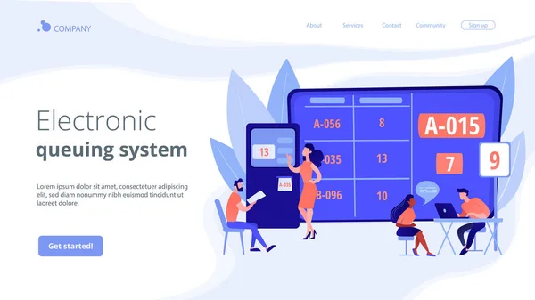 RACI matrix concept landing page. Stock Vector Image by ...