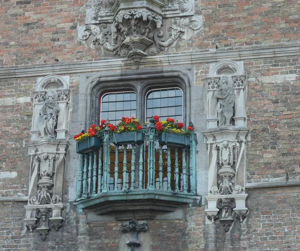 Bruges에서 역사적인 건물 — 스톡 사진