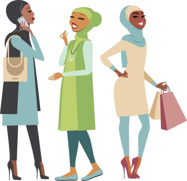 Trendy Müslüman kızlar