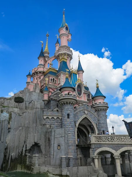 迪士尼乐园巴黎城堡 — 图库照片