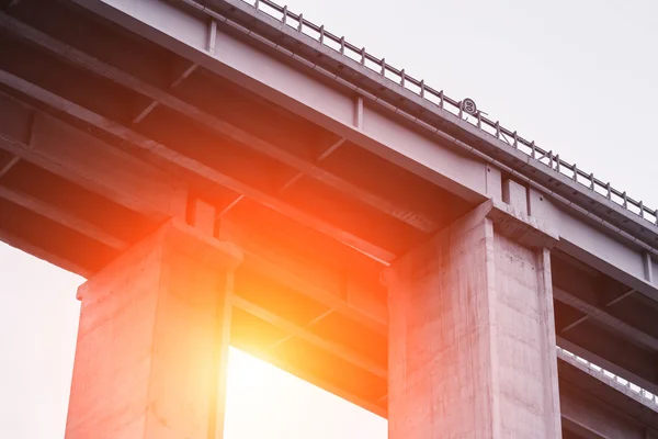 Concrete Elevated Highway Overpass — Stock Photo, Image