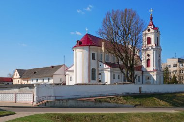 Meryem Kilisesi melekler ve Fransiskenler Grodno, Belarus Manastırı.