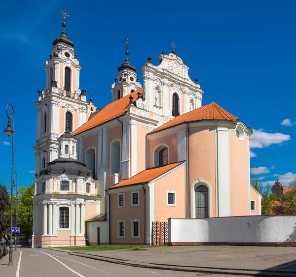 Church of St. Catherine. Vilnius, Lithuania. — Stock Photo, Image