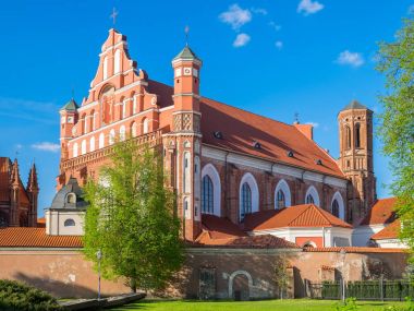 Kilise St. Francis ve St. Bernard, Vilnius, Litvanya.