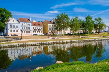 Trinity banliyösünde - eski tarihi merkezi şehrin Minsk, Beyaz Rusya.
