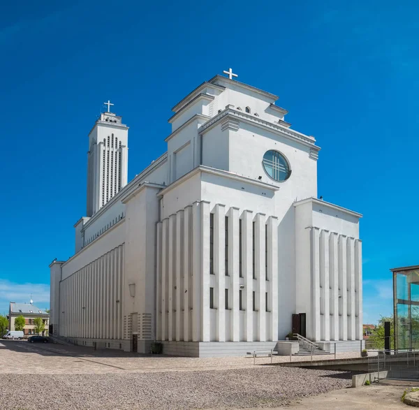 Our Lord Jesus Christs Resurrection church in Kaunas, Lithuania.