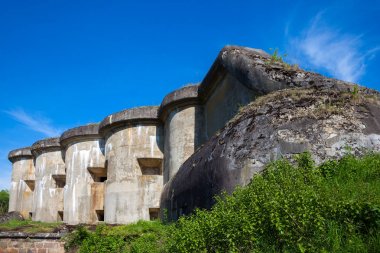 Brest, Belarus - 12 Mayıs 2015: Brest Kalesi Belarus beşinci kale. Brest, Beyaz Rusya.