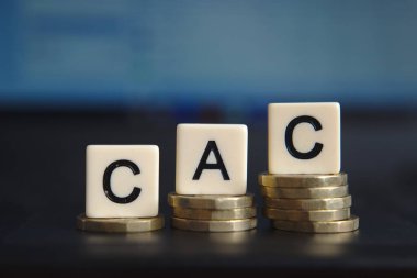 CAC Fransız borsa endeksi iş ve ekonomi kavramı