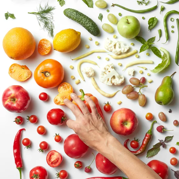 Healthy eating background — Stock Photo, Image