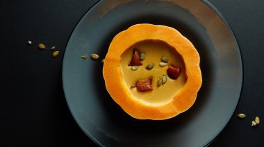 taze pişmiş kabak çorbası