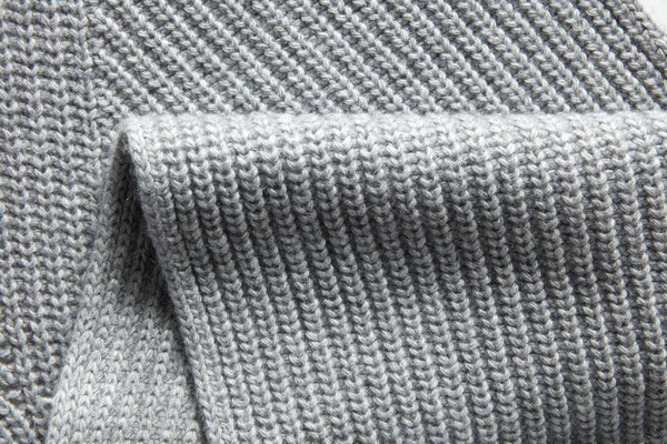 Крупним планом макро текстура в'язаної бавовняної вафельної тканини — стокове фото