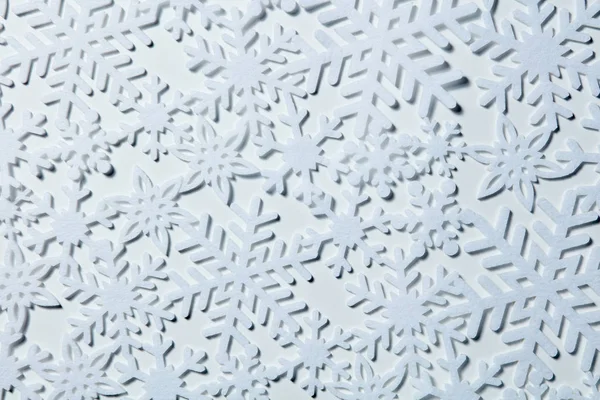 Different white snowflakes — Stock Photo, Image